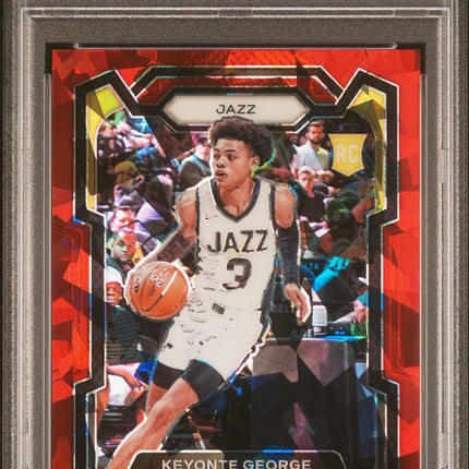 2023 Panini Prizm Red Ice Keyonte George 10 PSA #127