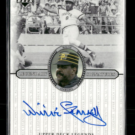 2000 Upper Deck Legends Legendary Signatures Willie Stargell Auto #S-WS