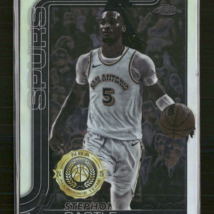 2025-26 Topps Chrome Refractor Stephon Castle #228