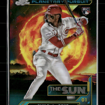 2024 Topps Chrome Cosmic Planetary Pursuit The Sun Elly De La Cruz #PPS-4