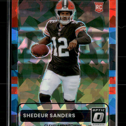2025 Donruss Optic 2015 Retro Ice Shedeur Sanders #/55 #3