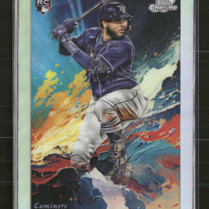 2024 Topps Chrome Cosmic Stars in the Night Junior Caminero #STN-7