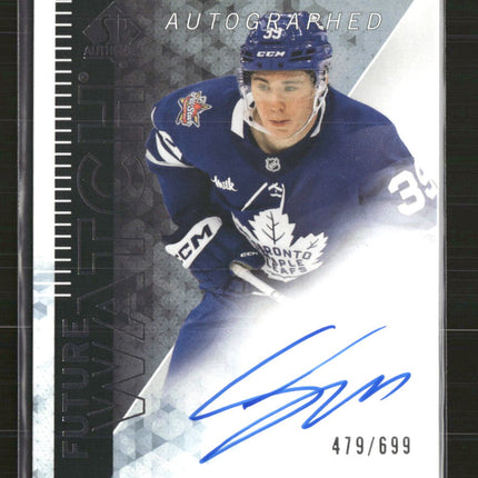 2024 Upper Deck Future Watch Auto #699 Fraser Minten #RFWA-FM