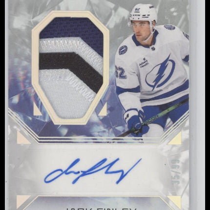 2025-26 U D Black Diamond Jewels Draft Rookies Jack Finley #/99 Auto #JD-FI
