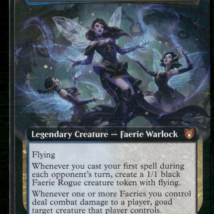 Commander: Wilds of Eldraine Alela, Cunning Conqueror (Extended Art) #34