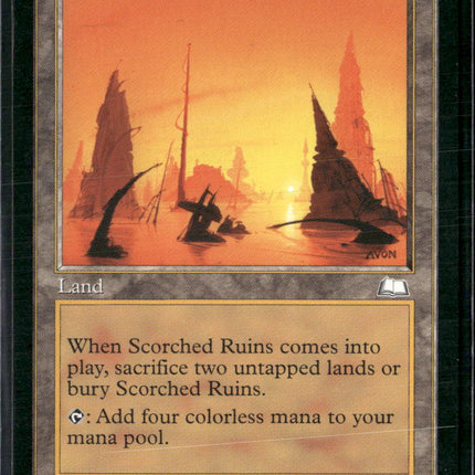 Weatherlight Scorched Ruins #