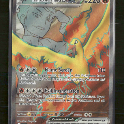 SV10: Destined Rivals Team Rocket's Moltres ex #208/182