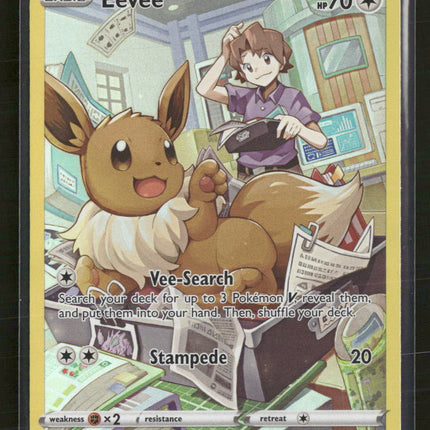 SWSH09: Brilliant Stars Trainer Gallery Eevee #TG11/TG30