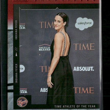 2025 Panini Caitlin Clark Chronicled Red Holo Caitlin Clark #55