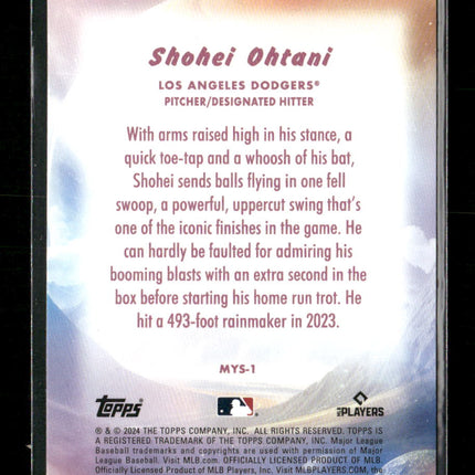 2024 Topps Update Mystical Shohei Ohtani #MYS-1