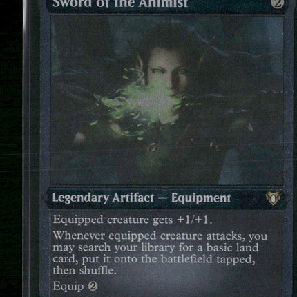 Commander Masters Sword of the Animist (Foil Etched) #616