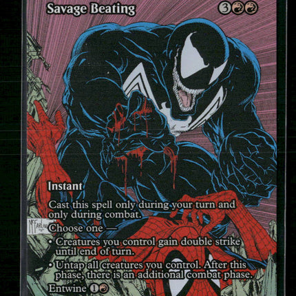 spider-man Savage Beating #