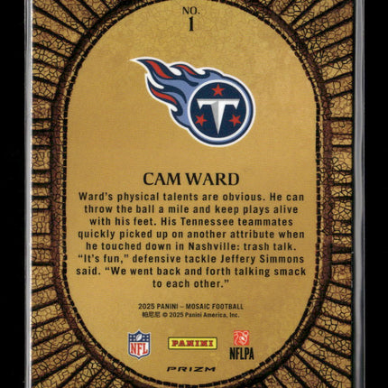 2025 Panini Mosaic Micro Mosaic Cam Ward #1