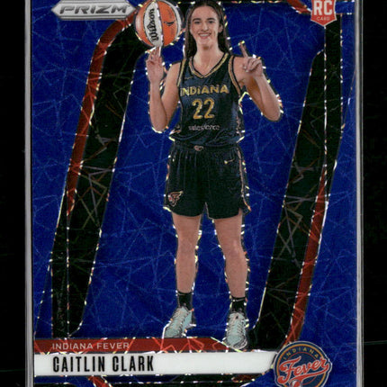 2024 Panini Prizm WNBA Blue Velocity Prizms Caitlin Clark Rookie #145