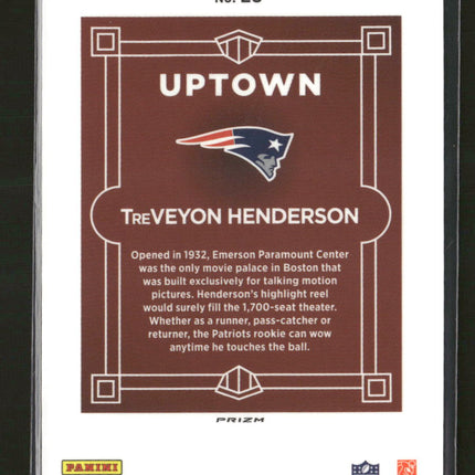 2025 Donruss Optic Uptown TreVeyon Henderson #23