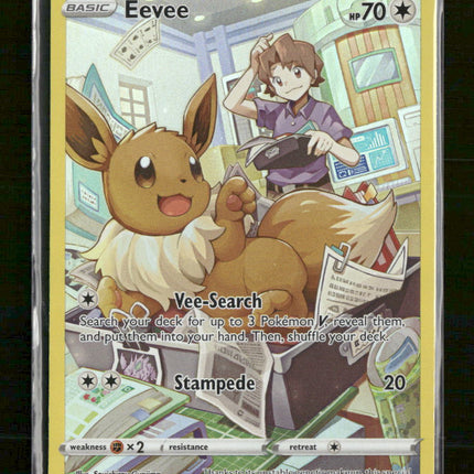 SWSH09: Brilliant Stars Trainer Gallery Eevee #TG11/TG30