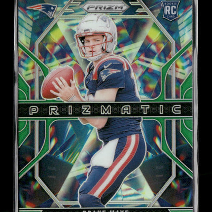 2024 Panini Prizm Prizmatic Wave Green Prizm Drake Maye #2