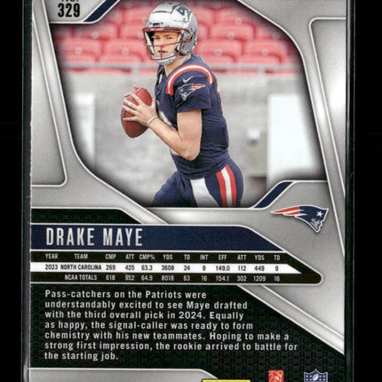 2024 Panini Prizm Drake Maye Rookie #329