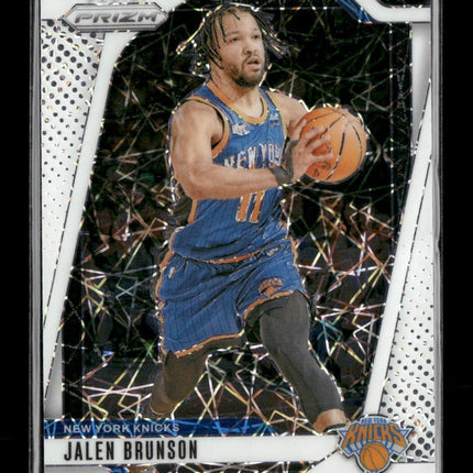 2024-25 Panini Prizm Prizms White Lazer Jalen Brunson #/275 #217