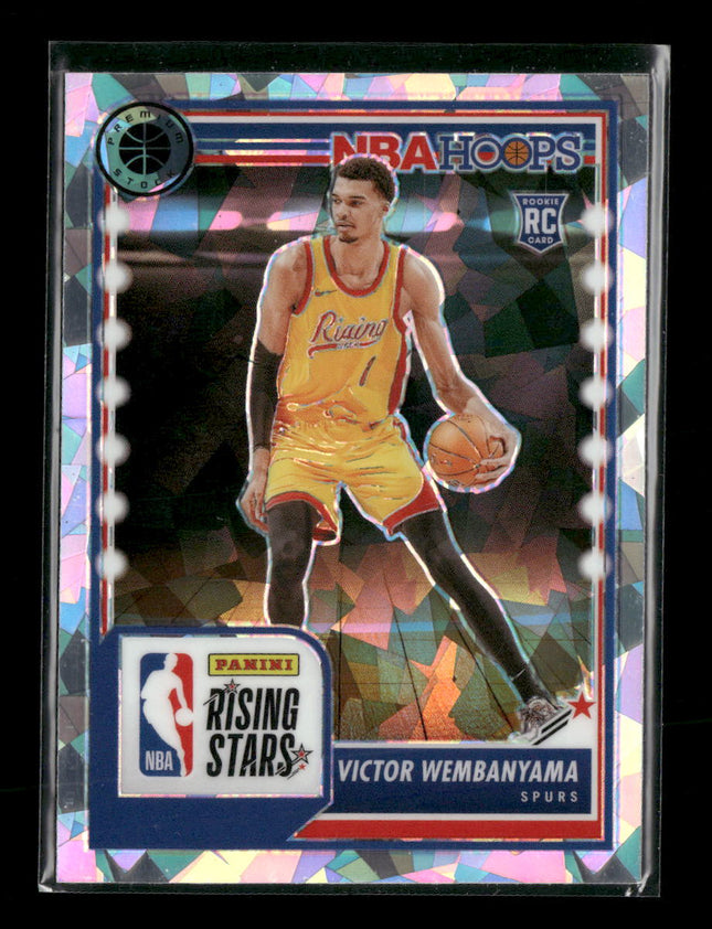 2023-24 Hoops Premium Stock Ice Prizm Victor Wembanyama #282