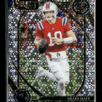 2024 Panini Select Disco Prizm Drake Maye Rookie #218