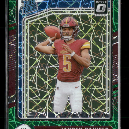 2024 Donruss Optic Green Velocity Jayden Daniels #248