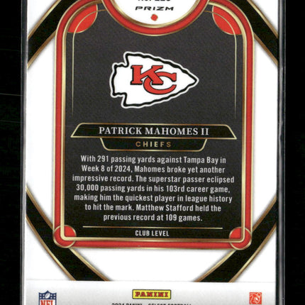 2024 Panini Select Disco Prizm Patrick Mahomes II #223
