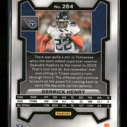 2023 Panini Prizm Black and White Checker Derrick Henry #284