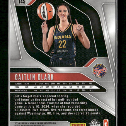 2024 Panini Prizm WNBA Caitlin Clark Rookie #145