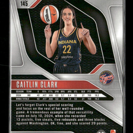 2024 Panini Prizm WNBA Caitlin Clark Rookie #145