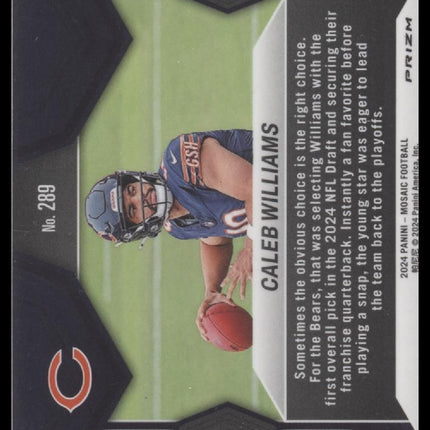 2024 Panini Mosaic Mosaic Camo Pink Caleb Williams #289