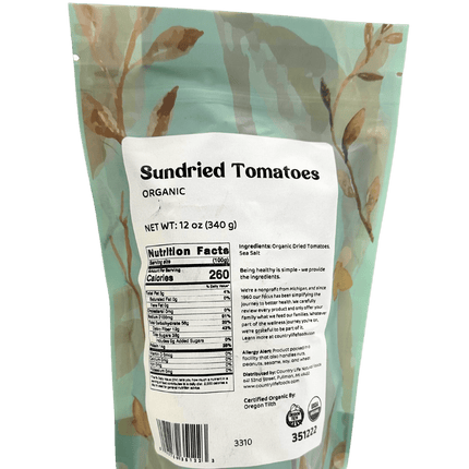 Tomato, Organic, Sundried, Halves