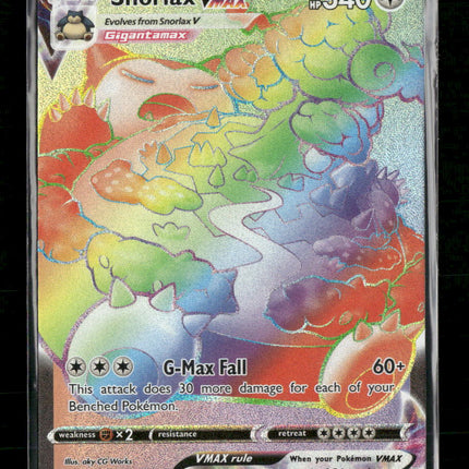 SWSH01: Sword & Shield Base Set Snorlax VMAX (Secret) #206/202