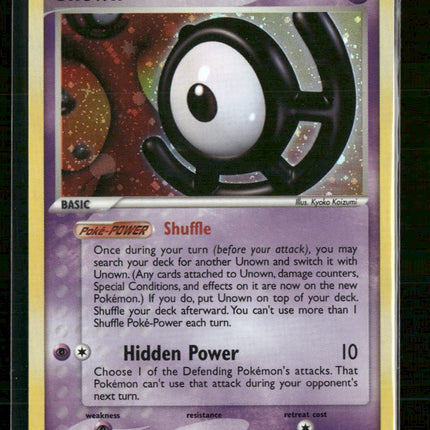 Unseen Forces Unown (U) #U/28