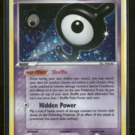 Unseen Forces Unown (J) #J/28