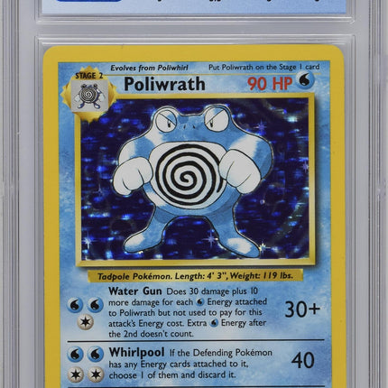 1999 Base Set Poliwrath 8 CGC #13/102