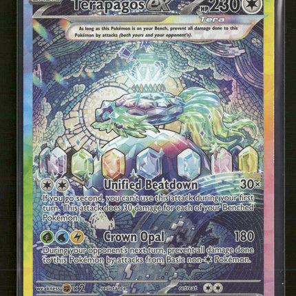 SV07: Stellar Crown Terapagos ex #170/142