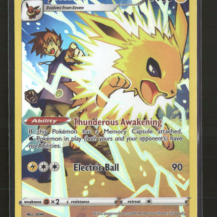 SWSH09: Brilliant Stars Trainer Gallery Jolteon #TG04/TG30