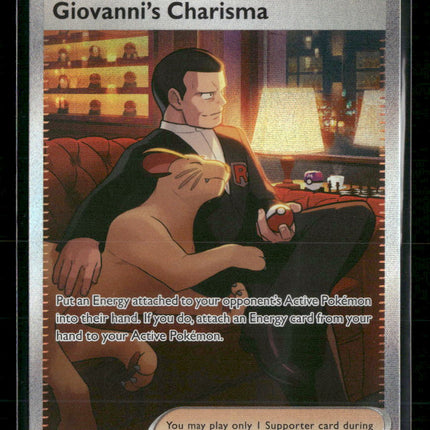 SV: Scarlet & Violet 151 Giovanni's Charisma #204/165