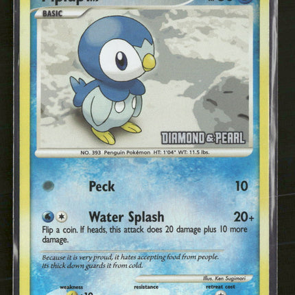 Burger King Promos Piplup #093/100