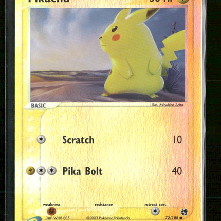 Sandstorm Pikachu #72/100