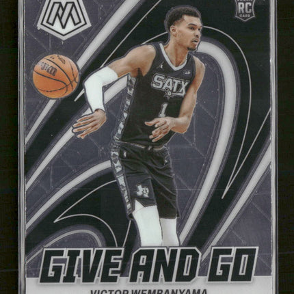 2023-24 Panini Mosaic Give and Go Victor Wembanyama #12