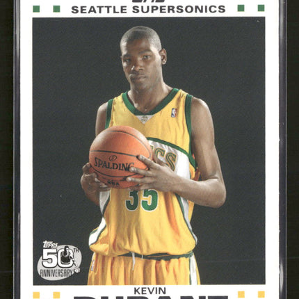 2007-08 Topps Rookie Set Kevin Durant #2