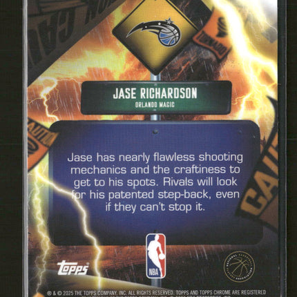 2025-26 Topps Chrome Advisory Jase Richardson #AD-15