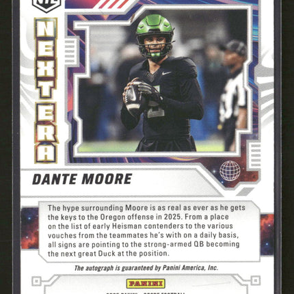 2025 Score Next Era NIL Autographs Dante Moore Auto #NEN-DMO
