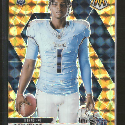 2025 Panini Mosaic Mosaic Reactive Yellow Cam Ward Rookie #272