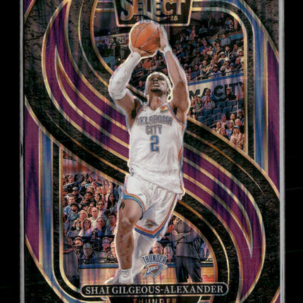 2024-25 Panini Select Purple Flash #/249 Shai Gilgeous-Alexander #131