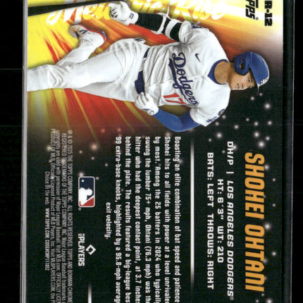 2025 Bowman Chrome Meteoric Rise Mojo Refractor Shohei Ohtani #MR-12