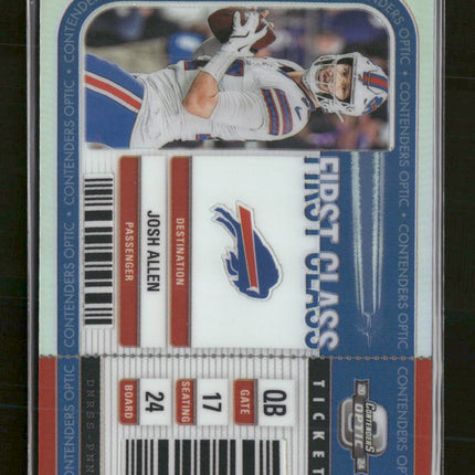 2024 Panini Contenders Optic First Class Ticket Josh Allen #FCT-JAN