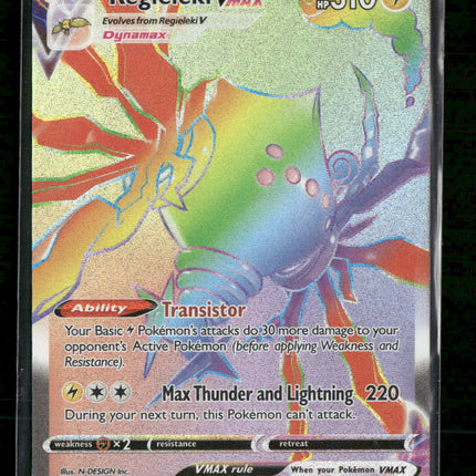 SWSH12: Silver Tempest Regieleki VMAX (Secret) #198/195